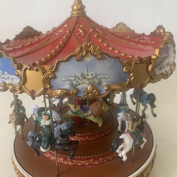 Mr. Christmas 2014 Triple Deck Carousel Works Holiday and Year-Round Songs Works - Picture 10 of 12